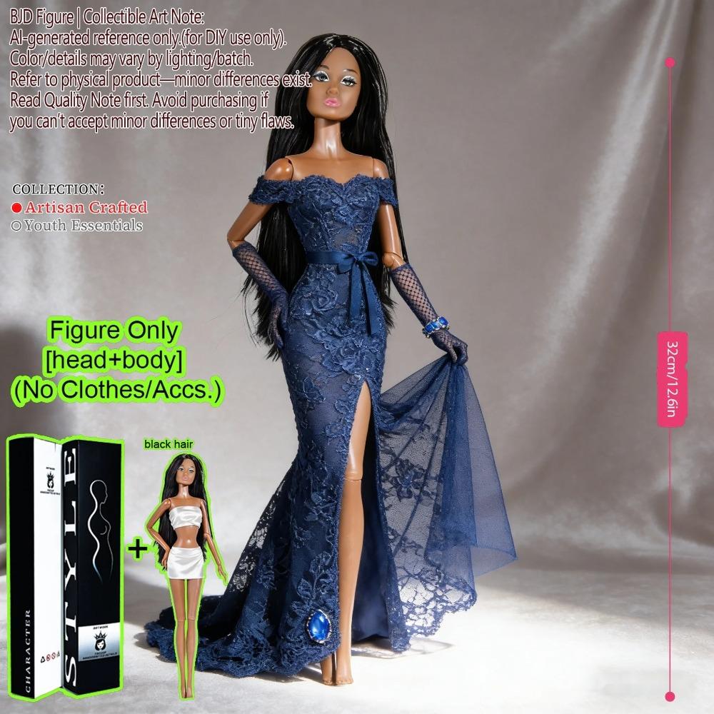 1/6 Scale Fashion BJD Doll 12 Joint Articulated Body Art Collection Doll For Home Decor