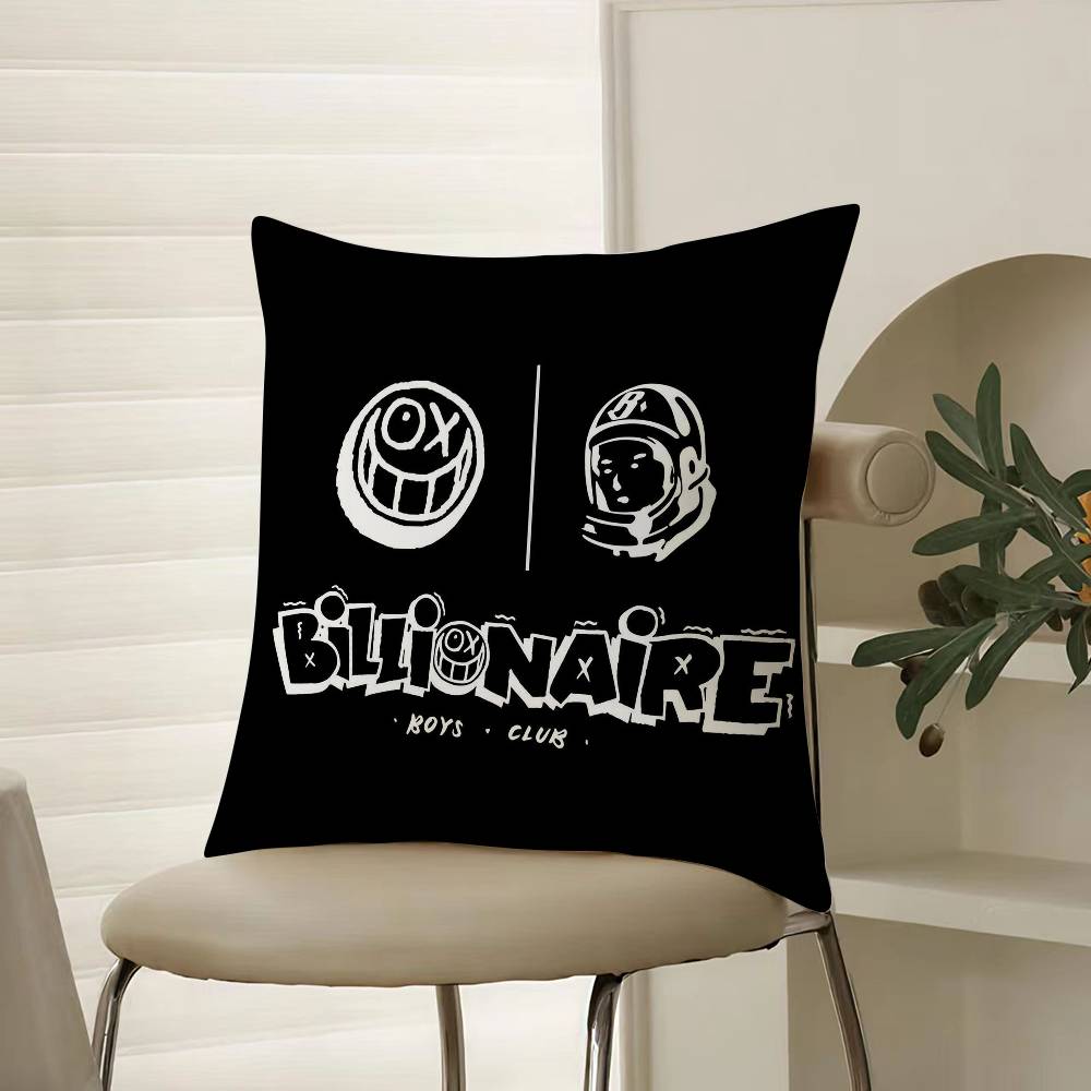 Fashionable Printing Billionaire Boys Club Pillow Case Comfort Sofa Bed Silky Elegant Invisible Zipper Decorative Cushion Cover