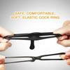 Silicone-Cock/Penis-Ring-Male-Stronger-Dual Ring-Adult-Couple-Toy-Use Lubricants