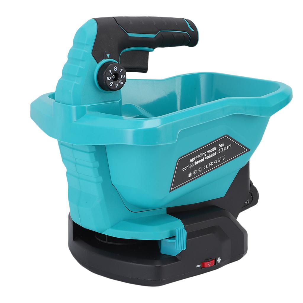 Handheld Power Spreader 4L Available Year Round Battery Operated Spreader for Fertilizer Rock Salt Ice Melt