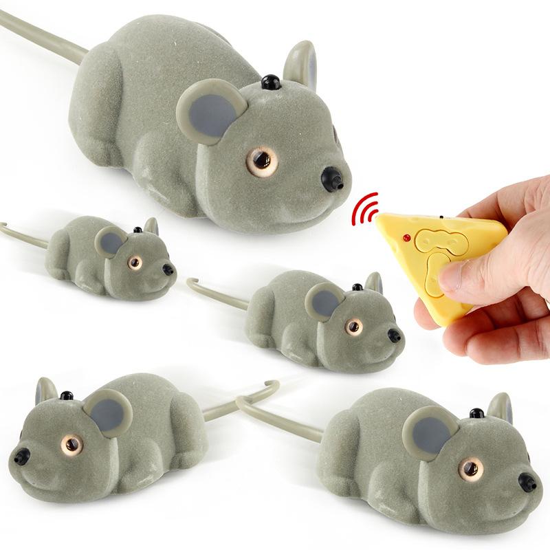 Children'S Electric Trickery Simulation Reptile Remote Control Infrared Intelligent Induction Mouse Funny Cat Toy