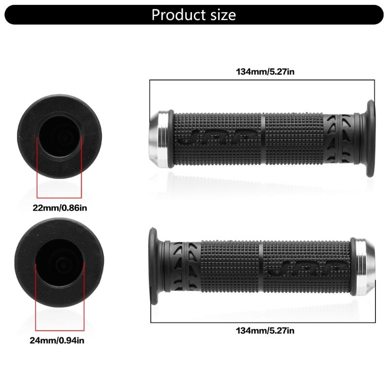 Lightweight Aluminum Motorbike Hand Grips with Ergonomic Curves for Reduced Fatigue During Long Rides Improved Stability