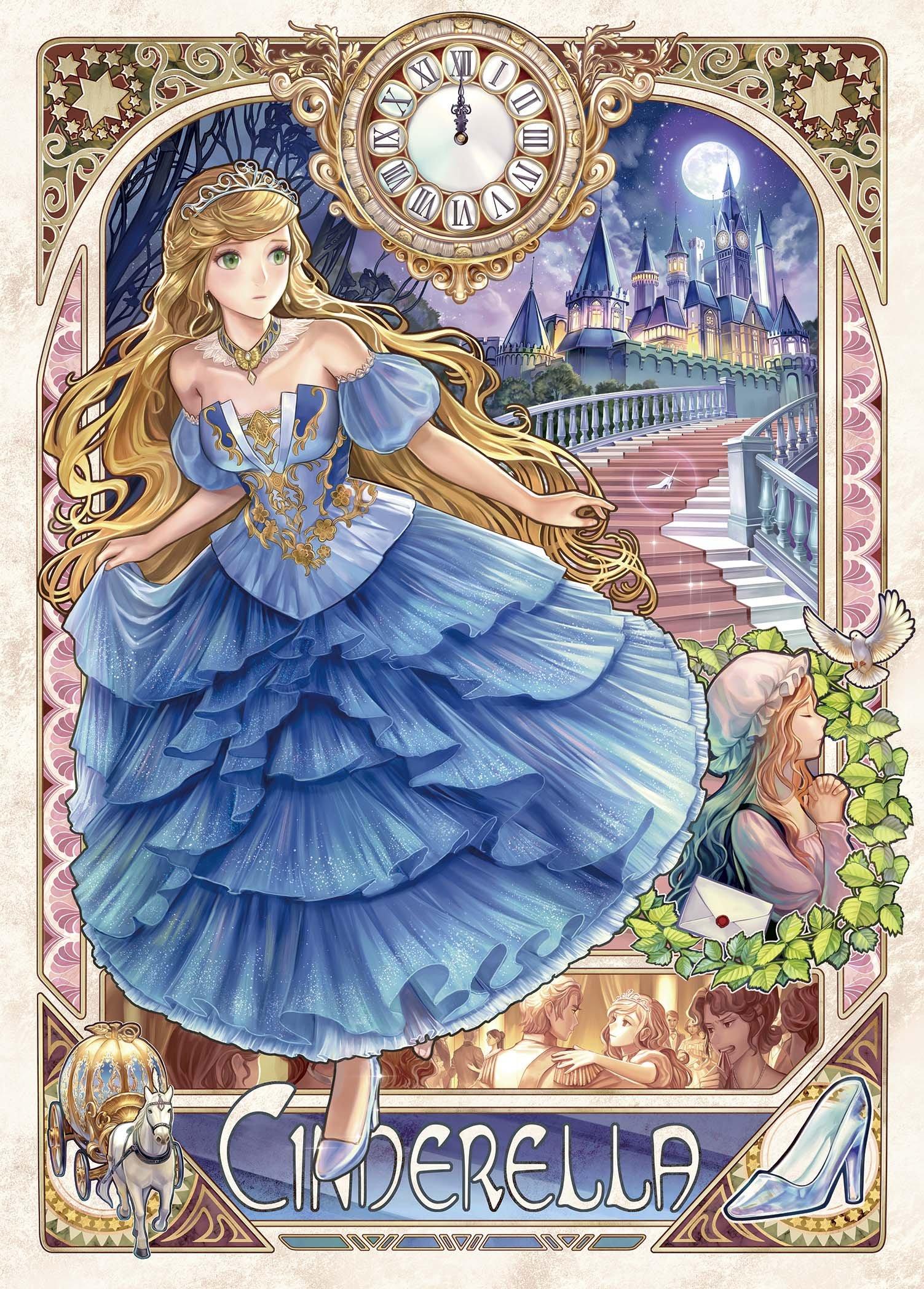 

500-piece jigsaw puzzle: Aim to be a puzzle master! Cinderella s Dream (38x53cm)