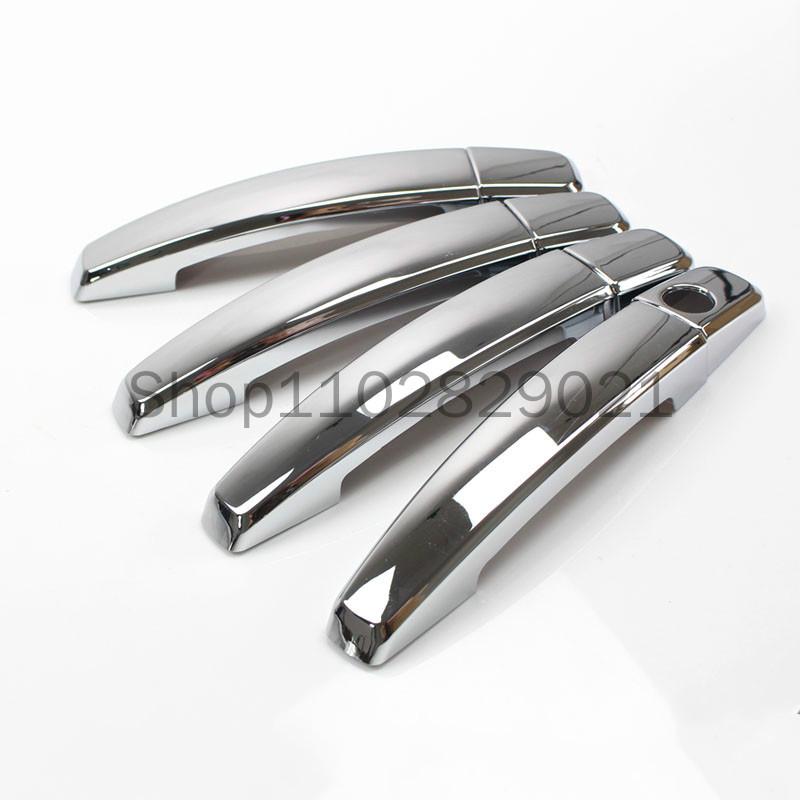 Car Door Handle Cover Trim Sticker Styling Scratch Resistant Auto Accessories For Opel Mokka J13 2012-2017 2016 2015 2014 2013