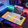 Custom Name Personalized Care Bears Pattern Mousepad, Laptop PC Desk Mat, Decorative Desk Mat for Home Keyboard Pad Gift