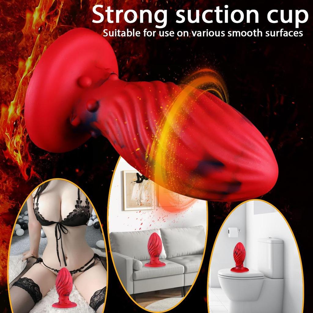 Super Big Beads Anal Plug Soft Silicone Huge Butt Plug Dilator Anal Massage Spiral Anal Toys Masturbation Sex Toy For Women Men