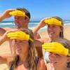 UV Protection Hand Shaped Visor Adjustable Sun Protection Cap Outdoor Beach Hat  Pool Party