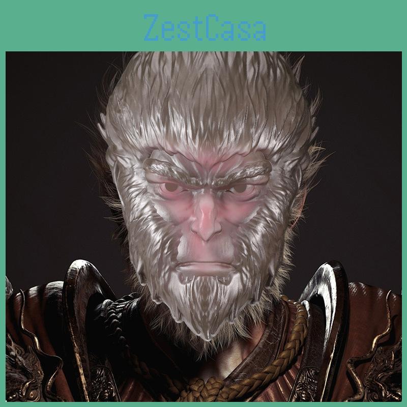 Black Myth Wukong Costume Mask Creative Monkey Headpiece For Halloween And Cosplay Events