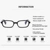 Small Square Frame Photochromic Myopia Glasses Printed Glasses-legs High-definition Anti Blue Light Versatile Eyewear 0 To -4.0