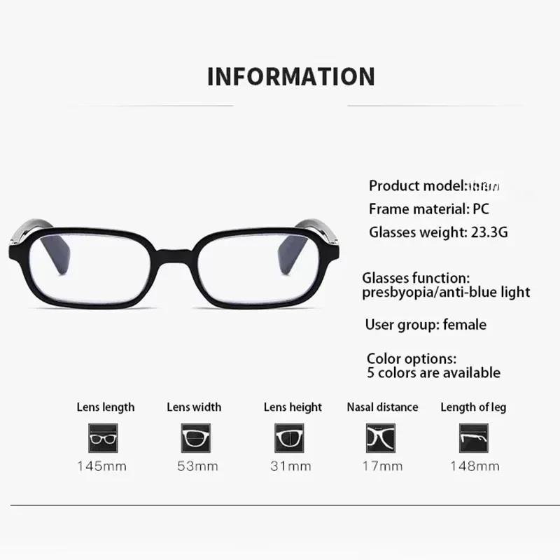 Small Square Frame Photochromic Myopia Glasses Printed Glasses-legs High-definition Anti Blue Light Versatile Eyewear 0 To -4.0