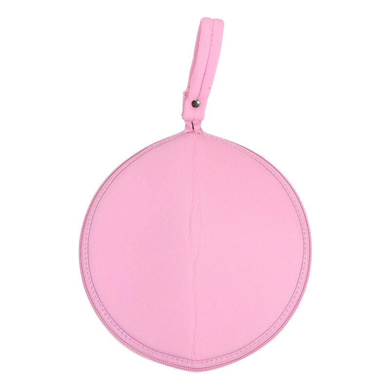 

Zipper Portable Mouse Pad With Built In Storage Pouch For Laptop Travel Office Neat Cable Management One Size рожевий