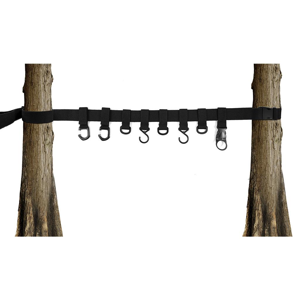 Multifunction Outdoor Camping Hooks Buckle Belt Tactical Techwear Adjustable Strap Hanger Tree Accessories