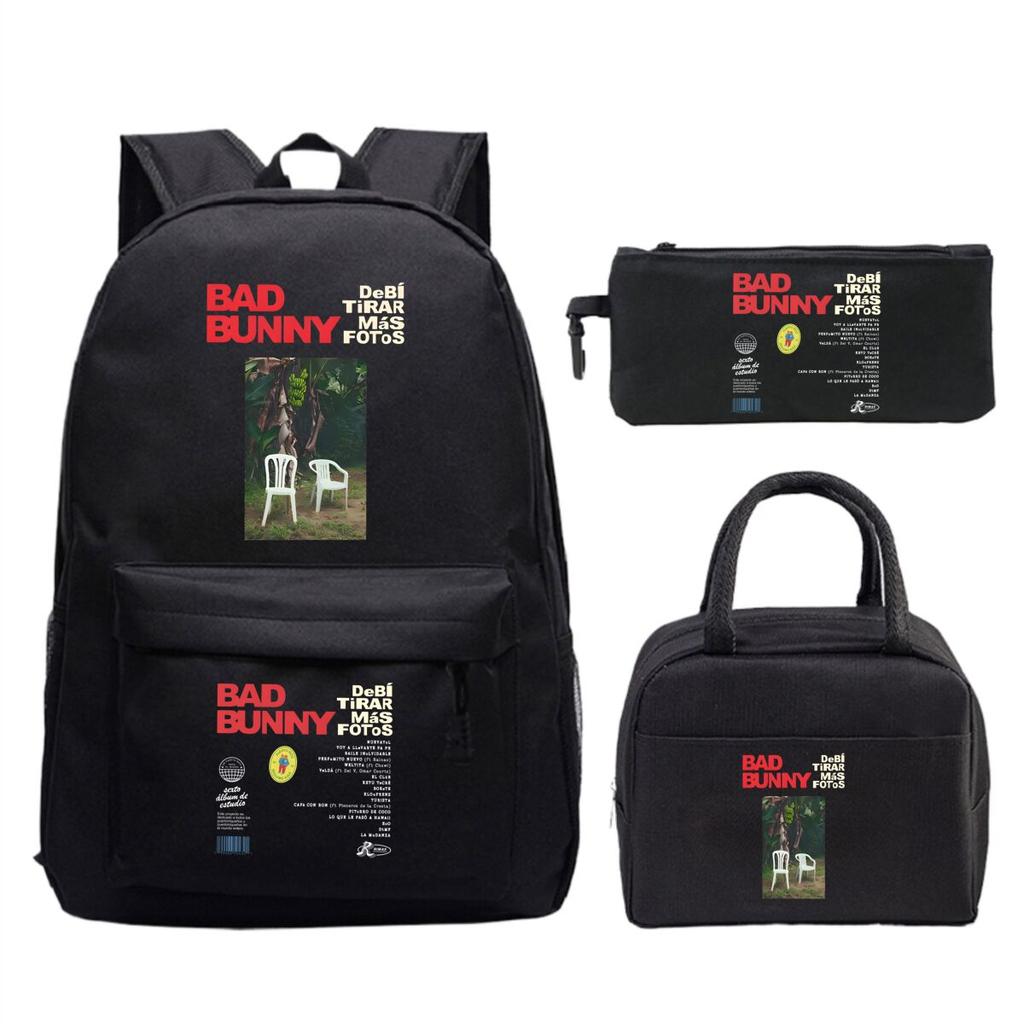 Lightweight 3Pcs School Backpack Set Rucksack Bookbag Lunch Bag Pencil Case Back To School Accessory for Teenage Boys Girls