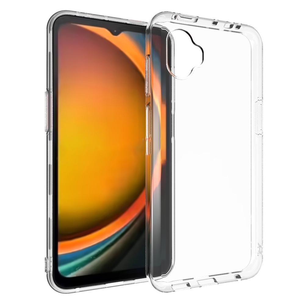 

For Samsung Galaxy XCover7 Pro Case Slim Fit Transparent Soft TPU Phone Cover As Shown A