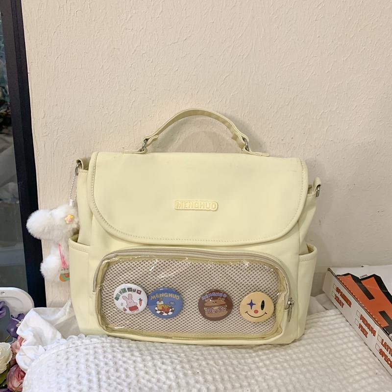 Сумка на плечо в студенческом стиле — фото 8