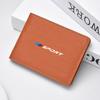 Car Logo Coin Purse Wallet Credit ID Card Bag Leather Coin Purse For BMW 1 3 5 Series G30 G20 F30 F10 E60 X1 X3 E70 F15 F48a ya2