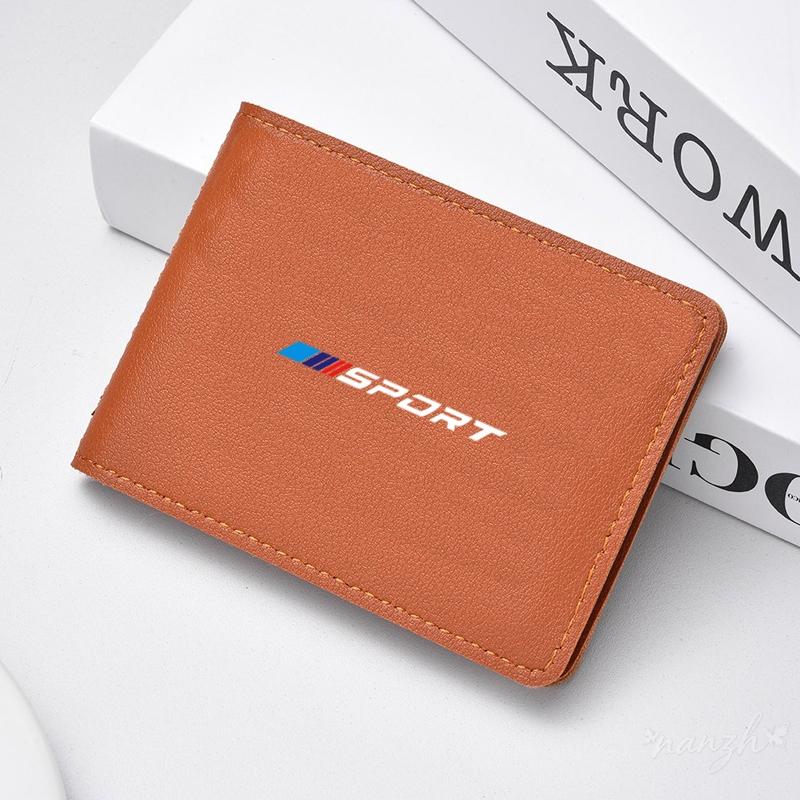 Car Logo Coin Purse Wallet Credit ID Card Bag Leather Coin Purse For BMW 1 3 5 Series G30 G20 F30 F10 E60 X1 X3 E70 F15 F48a ya2