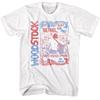 Woodstock Nouveau Border White T-Shirt