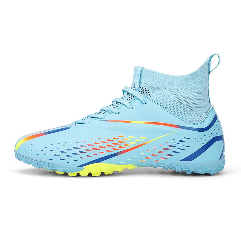 Men's FG/TF Football Boots High-Top Soccer Shoes Kids Anti-Slip Grass Training Soccer Cleats High Quality Boots  New Arrival