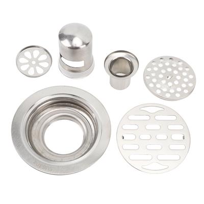 3.94in Stainless Steel Bathroom Floor Drain Odor Proof Non Slip Round Shower Floor Drain for Bathroom