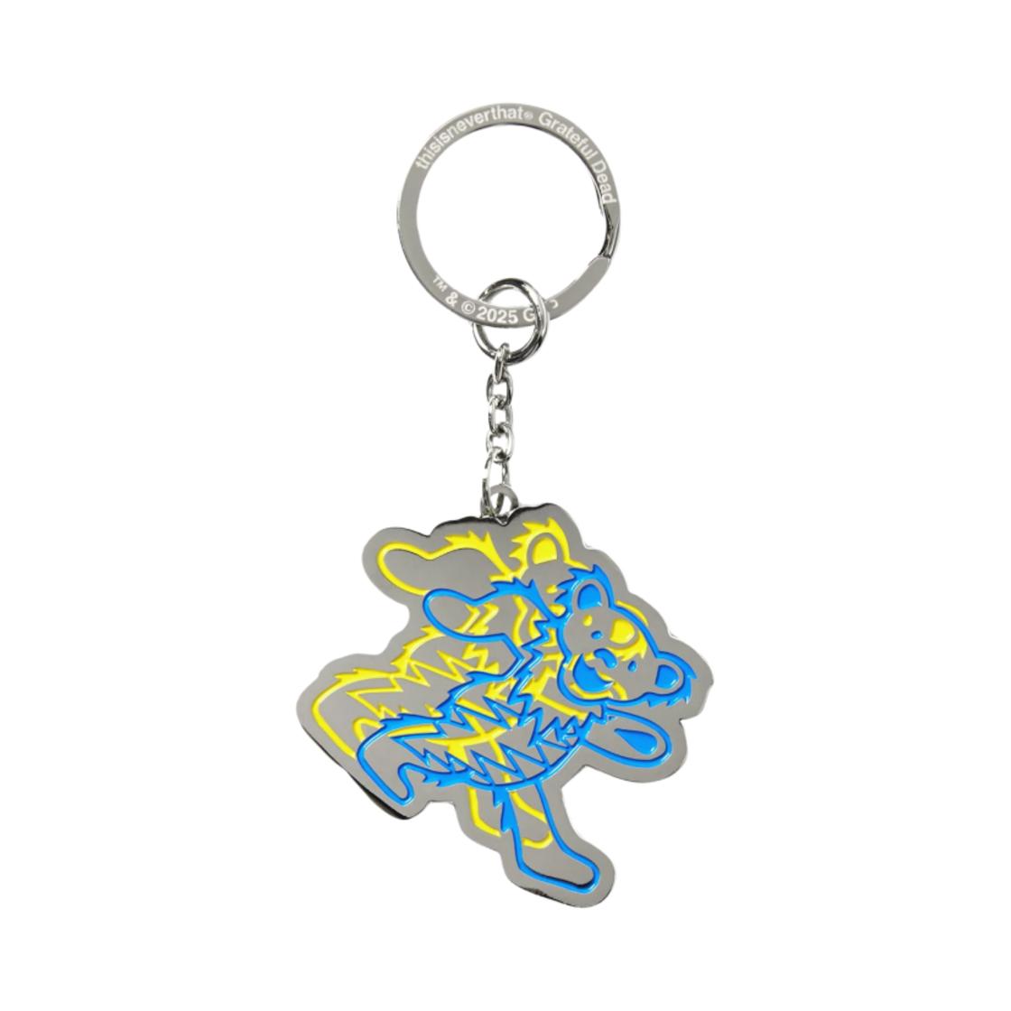 Thisisneverthat x Grateful Dead Overlap Lightning Bears Keychain Silver ONE SIZE