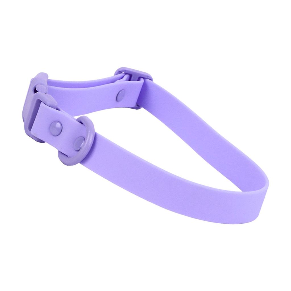 Verstellbares Hundehalsband Wasserdicht Rostfrei Leicht zu Reinigen Weich Flexibel Bequem PVC Hundehalsband für Hunde Katzen Haustiere