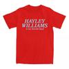 My Favorite Band Tee HAYLEY WILLIAMS Fashion Loose T-shirt Short Sleeve Cotton Tshirts Unisex Streetwear Print Clothing