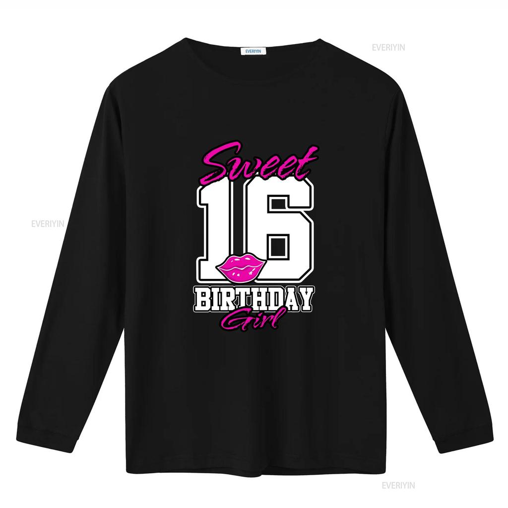 Sweet Sixteen Birthday for T Shirtnagers th B Day shirt vintage Washed Casual Top For Everyday Wear Comfortable Breathable