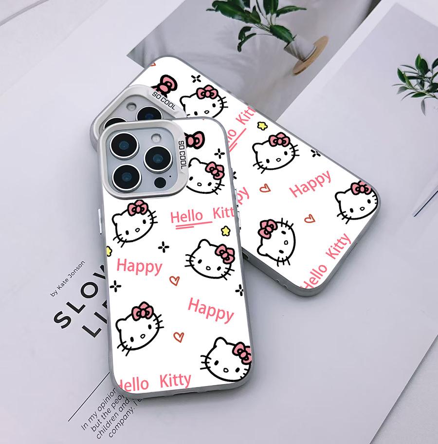 Hello Kitty Phone Case - Cute White Sanrio Design for Apple 16 iPhone 16 Pro
