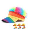 Funny Cap Men Women Autumn Winter Wig Cap Outdoor Sun Protection Sun Hat Baseball Cap