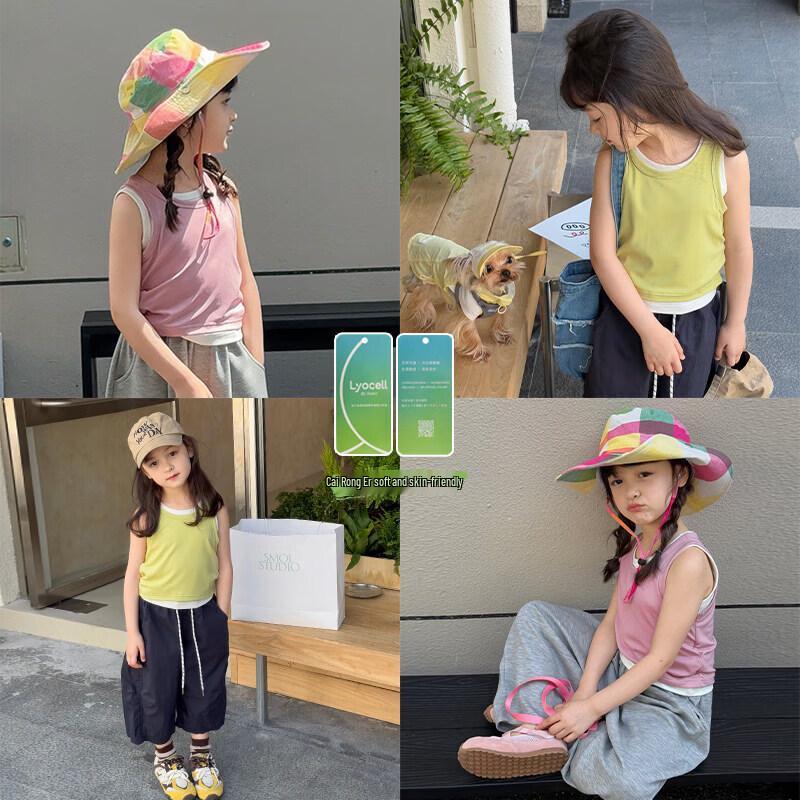 

SEVEN BOBI Girl s Layered Tank Top Set 120 cm