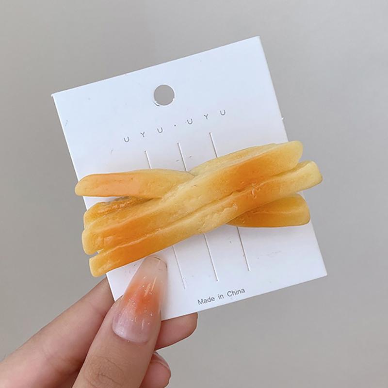 Chicken Leg Hairpin Side Clip Simulation Food Funny Barrettes Fried Barbecue Hairpin For Women Creative Hair Accessories