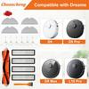 Accessories Kit for Dreame D9, D9 Max, D9 Pro, L10, L10 Pro Vacuum Cleaner Parts, Include 1 Main Brush, 6 Side Brush, 4 Filters, 4 Mop Cloth, 2