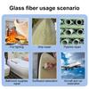 6 oz. 39.3 in. x 5 ft. Woven Fiberglass Cloth for Boat RC Plane Auto Surfboard Tub Pool Repair