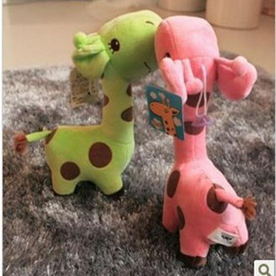 Colorful Giraffe & Deer Plush Toy - Perfect Wedding or Children's Gift