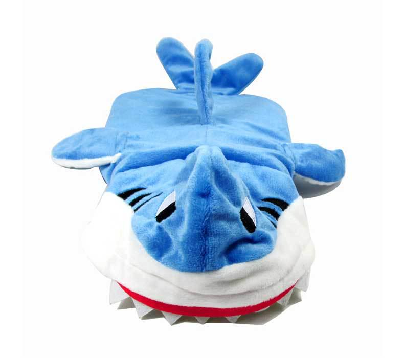 3D Shark Pet Costume for Small Dogs & Cats - Autumn/Winter & Halloween Wear