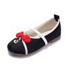 New Chinese Style Girls Princess Embroidered Shoes Spring Autumn National Fashion Kids Hanfu Flat Shoes Children Perform Shoes