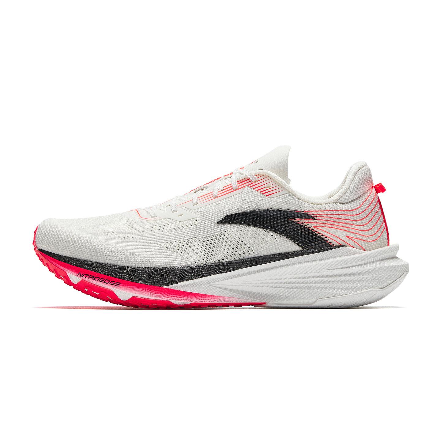 Anta Plastic Pioneer 2 Low Top Training Running Shoes White Red Men s 912615599-2 42