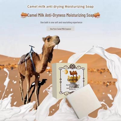Camel and Goat Milk Handmade Soap for Face and Body - Moisturizing Cleanser for Dry Skin
