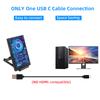 3,5palcový sekundární monitor IPS USB Type-C 320×480 AIDA64 Zobrazovač stavu CPU GPU RAM HDD pro Windows 10/11