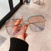 Ochelari de soare pătrați cu gradient pentru femei Ochelari de soare vintage supradimensionați pentru bărbați Ochelari colorați la modă de designer de marcă în aer liber UV400
