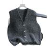 High-End Women's Sequin Knitted Sleeveless Cardigan Vest - Perfect for Layering In Spring, Autumn, and Winter 2025