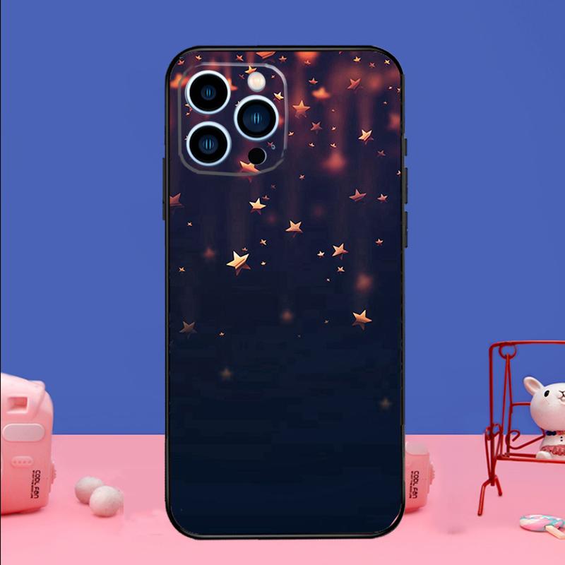 Bright Stars Art Phone Case For iPhone 17 16 15 14 13 11 12 Pro Max Plus 13 12 mini 16e 17 Air Bumper Cover