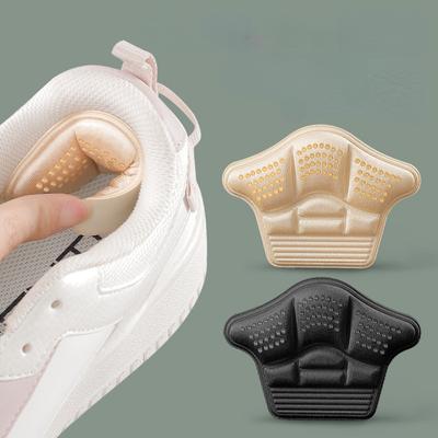Fashion 2pcs Insoles Patch Heel Pads for Sport Shoes Adjustable Size Antiwear Feet Pad Cushion Insert Insole Heel Protector Back Sticker