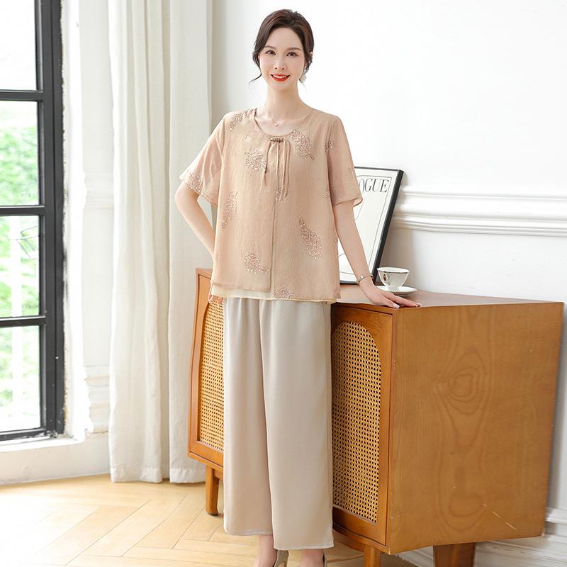 

Mother s Day Summer Two-Piece Top Set - 2026 Collection 3XL [130-145 jin]