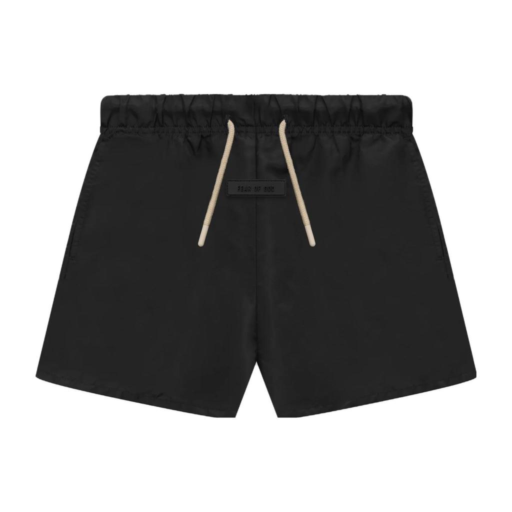 Fear of God Essentials Running Short Jet Black Unisex Bottoms 160SP232020F
