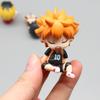 4pcs Haikyuu!! Anime Figure Gk Sleep Q-version Twisted Egg Cute Desktop Decoration Pvc Model Action Doll Statue Toychristmasgift