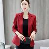 Blazer Femme Printemps Mode Décontracté Blazers de Travail Vestes Manteau Vêtements d'extérieur Automne Carrière Femme Tout-match Veste de Bureau Dame