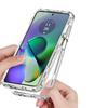 For Motorola Moto G54 5G Case Acrylic+TPU 3-in-1 Clear Phone Cover