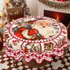 Vintage Christmas Tablecloth New Year 2026 Santa Claus Table Cover Christmas Party Table Decorations for Home 2026 Gifts Navidad